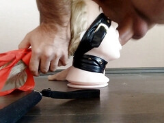 Throatbanging the kinky blondie