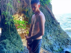 Young Twinks Jerking Off And Fucking On A Public Beach