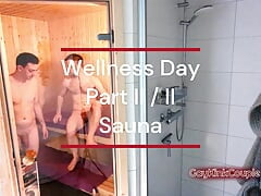 Romantic Gay Couple Wellness Day Part 2 of 2 - Sauna