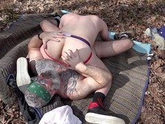 Scott Ryder gets down with a big bear cock in the great outdoors