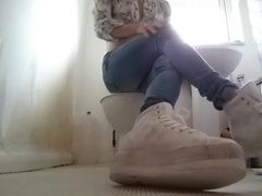 Crossdresser in tight Jeans and Sneakers 8