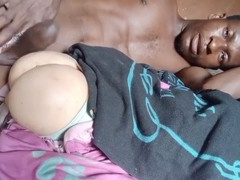 Horny amateur takes a hefty raw ride in the woods