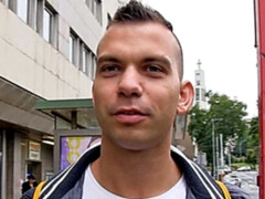 Charismatic European amateur fucking in the hallway