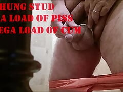 Big Thick Pole Load of Piss and a Load of Cum HD