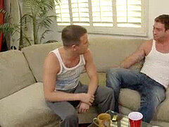 Brandon pounds his friend's bald ass