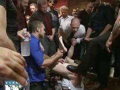 Nasty domination gang bang for the task master