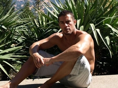 Sunny day masturbation session from hunky Cody Cummings