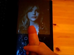 Confused Chloe Moretz gets a Thick Shower of Cum Tribute