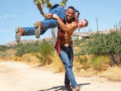 Nick Fitt fucked by Zario Travezz on the ranch