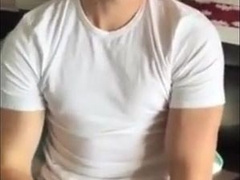 cute guy jerking with friend 4