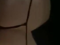 Black-Haired bellows while taking superb trouser snake from behind