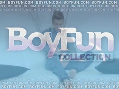 Cute Smooth Blond Boy Shows Off