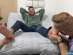 Hetero Man Found Himself Bounded For A Ticklish Venture