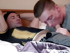 Tyougn dude illy fucked barebakc by older