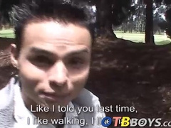 Latino amateur twink Damian gets slammed hard by Emanuel