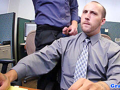 Office newguy 3 penetrated and facialized