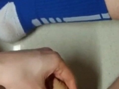 Youngster Frolicking With His Uncircumcised Fuck-Stick - Super-Cute Long Foreskin!