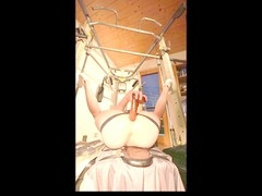 Amateur guy takes on his massive ebony weapon solo in a naughty roleplay