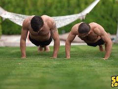 Lots Of Fucking Happen Between Josh & Phillip Who Fuck Outside & Manny With Nicky Who Take It Inside - Sean Cody