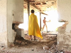 Nice nubile observed by taught gorgeous dude draining off and sates himself - both spunk amply now