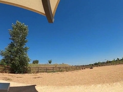 Back to the mutt park for another public money-shot