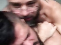 Raw fuck between two hairy gays