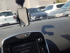 hand-job in the middle of the day in a parking pile + Bonus at the end of the vid!
