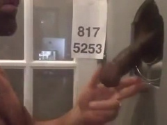 Philly Gloryhole Servicing Str8 Married Black Dick