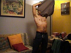 Alone at home with my dildo