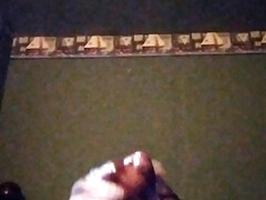 Massage long BBC with oil and cumshot