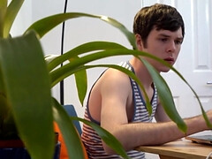 Bearded DILF lets the tattooed stepson learn something