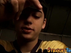 Two thugs have their jerk off party with fountains of cum