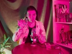 Gay divination with cards and a handjob