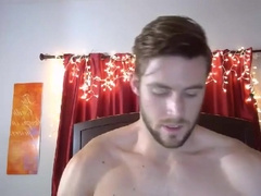 HandsomeGUy cum on cam