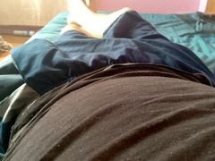 Twink with a monster cock gives a wild show with his big dick