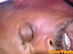 Athletic black guy fucks ass after having his BBC sucked