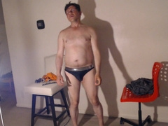 California Otter Gets Bare & Strokes His Jizz-Shotgun!