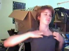 GINGER BOY TRIES TO SUCK HIS COCK