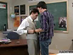 Horny Wade Skylar Take Control Of His Students Butt Hole