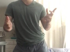 Superman Toying with his Supah Wood