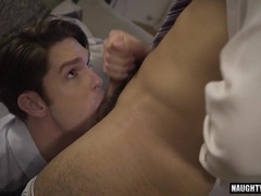 Good-Sized Manmeat Homo Spin Flop With Facial Cumshot