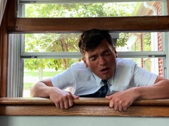 Bruno Cartella Sneaks Up To Ty Shines Window And Gets Hard Watching His Sexy Body