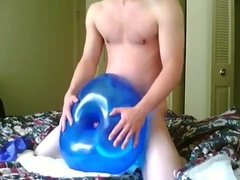 Blue geo balloon humping fuck cum258