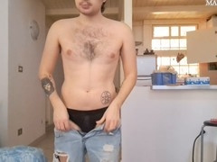 Massive uncut dick, thick booty, well-endowed twink