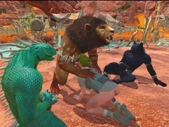 Double blowjob, gay big cock, sissy