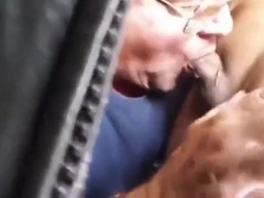 LKW Fahrer wird geblasen 6