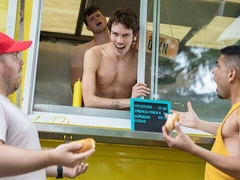 Food truck fuck with Finn Harding and Chris Cool