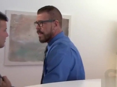 Huge dick Step daddy anal sex with cumshot