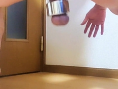 Put on a ball stretcher and wiggle your sack while wanking and firing them.