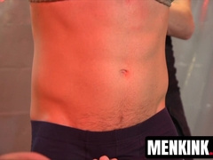 Brodie Ramirez torment Mason Lear with weighted ball stretcher